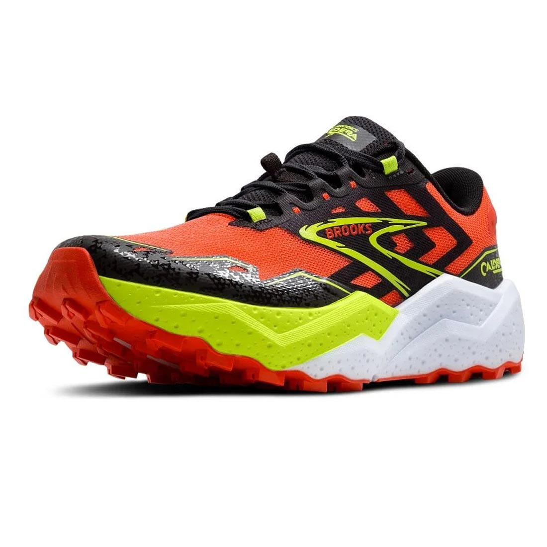 MĘSKIE BUTY DO BIEGANIA BROOKS CALDERA 7 – CHERRY TOMATO/PHANTOM/LIME